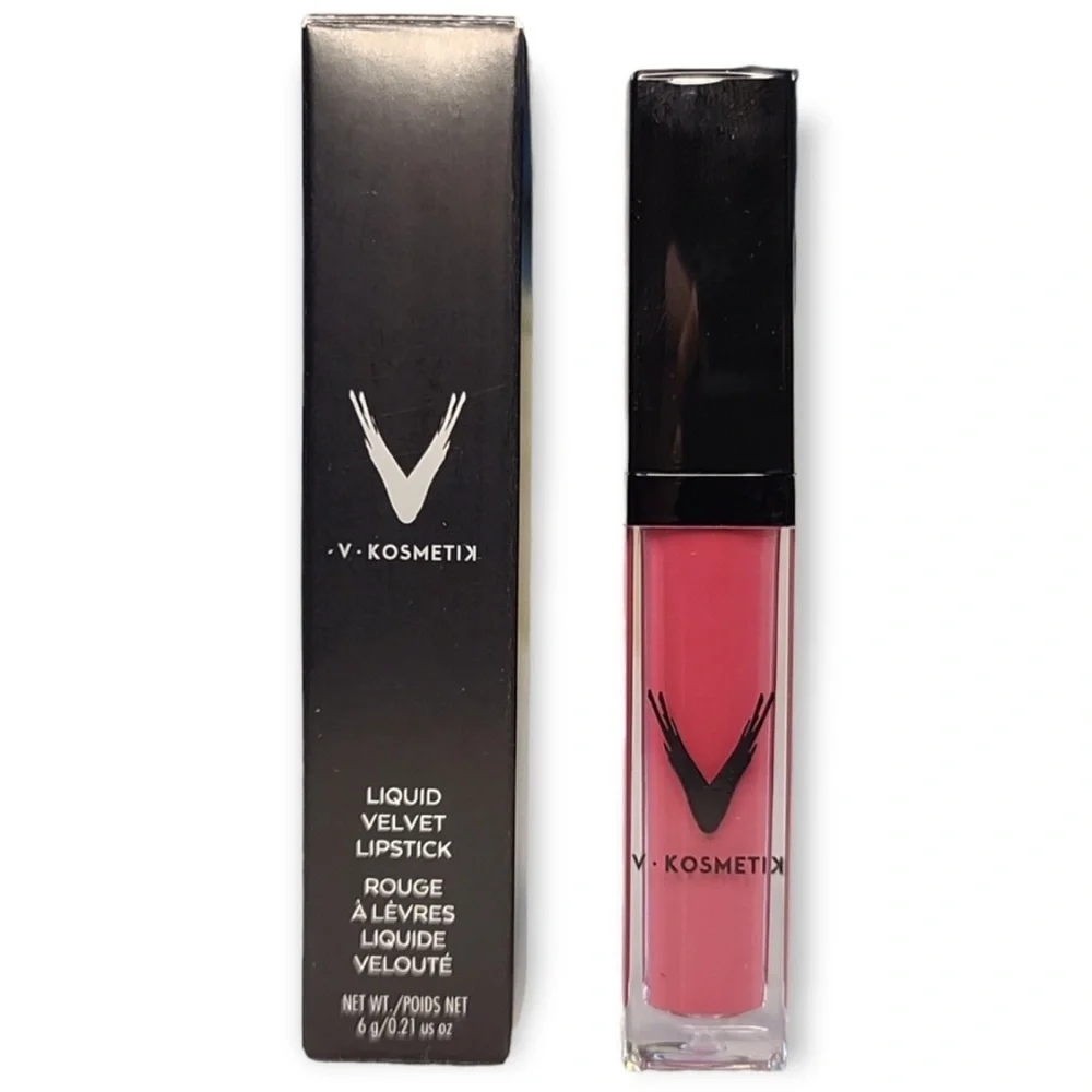 V• KOSMETIK Liquid Velvet Lipstick in “Bubbly Pink” NWT